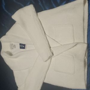Rachael Zoe white cardigan